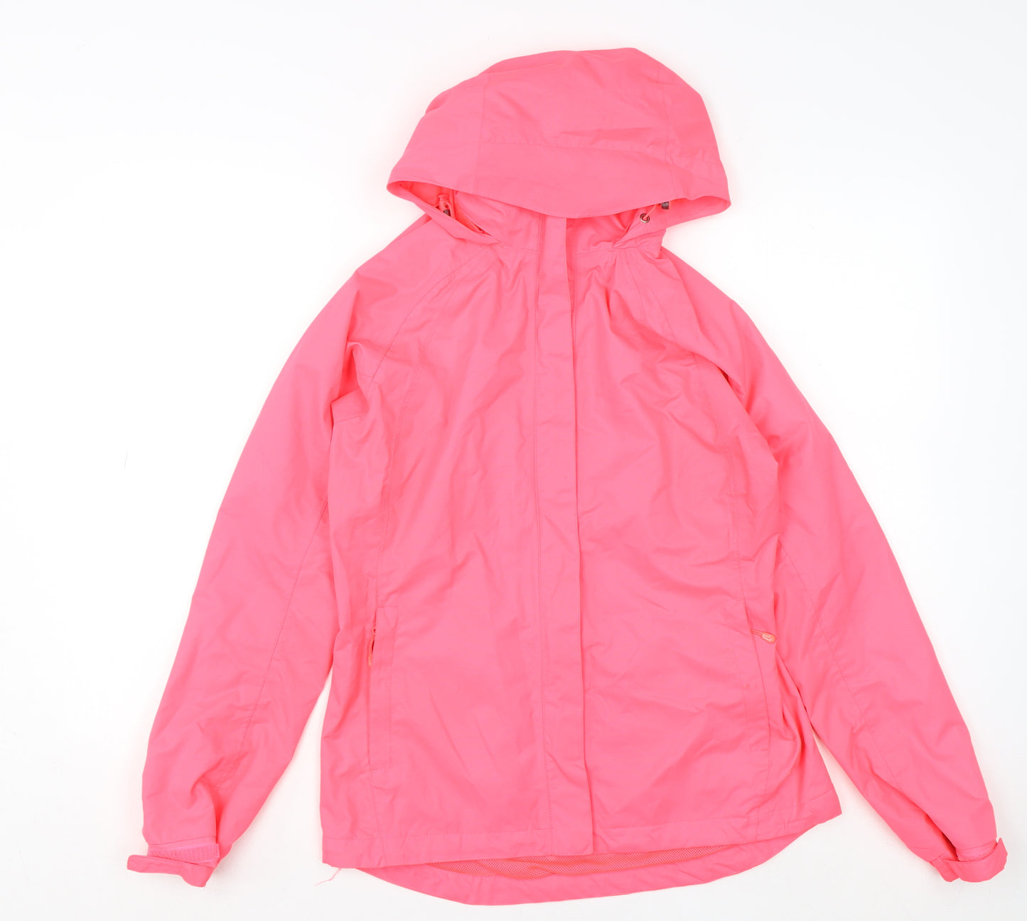 Dunnes Stores Women’s Pink Hooded Rain Coat Jacket Size 8