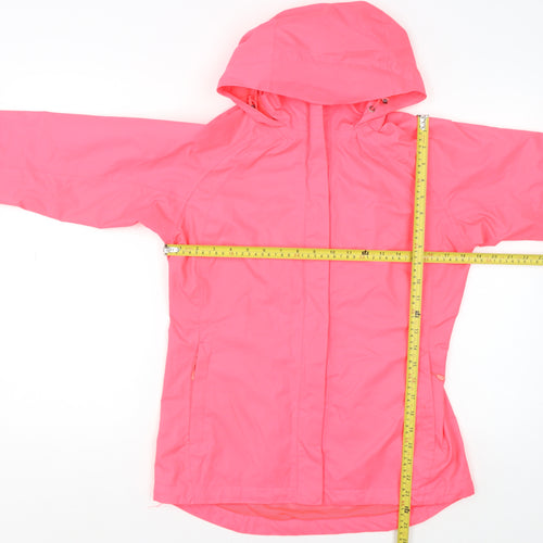 Dunnes Stores Women’s Pink Hooded Rain Coat Jacket Size 8