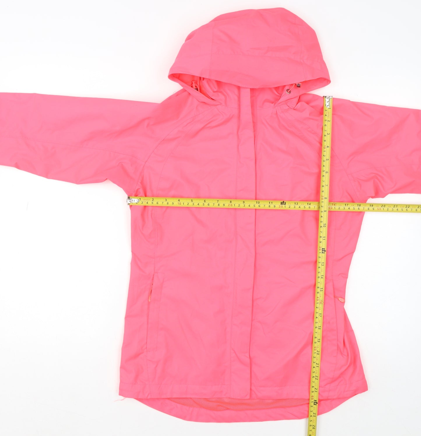 Dunnes Stores Women’s Pink Hooded Rain Coat Jacket Size 8