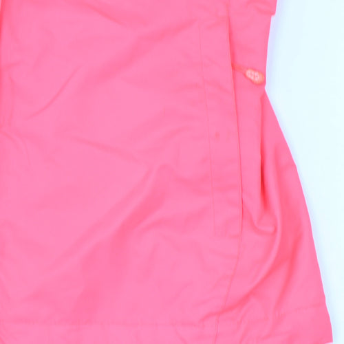 Dunnes Stores Women’s Pink Hooded Rain Coat Jacket Size 8