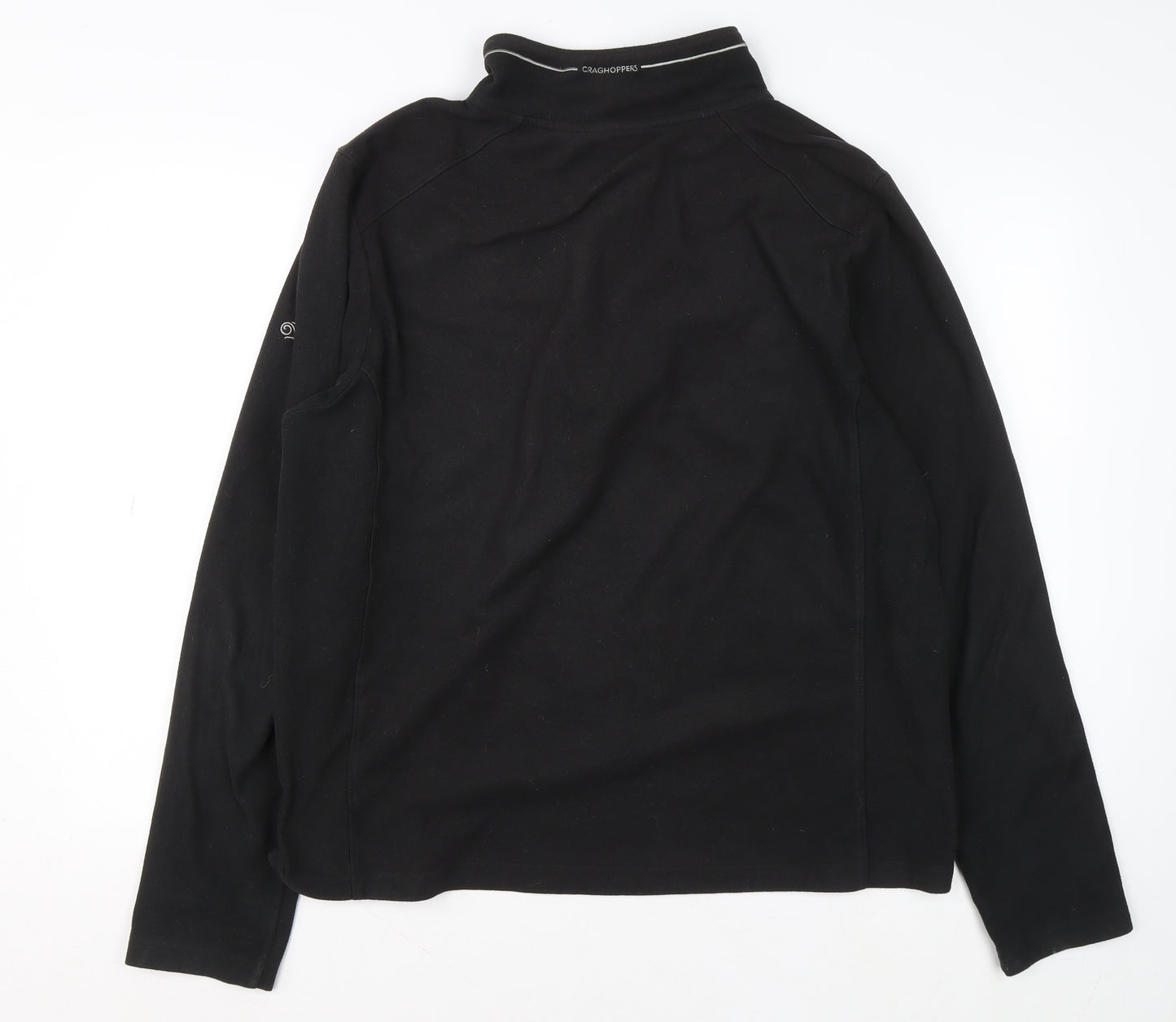 Craghoppers Men's Black XL Fleece 1/4 Zip Pullover Sweatshirt