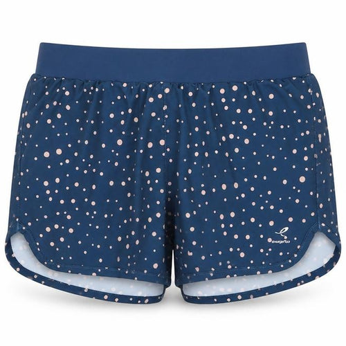 Energetics Girls Blue Polka Dot Athletic Running Shorts 10 Years