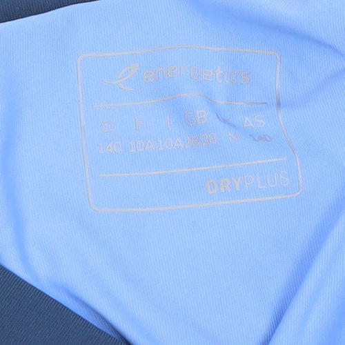 Energetics Girls Blue Polka Dot Athletic Running Shorts 10 Years
