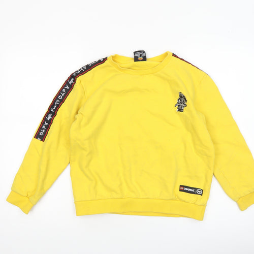 Hype Boys Yellow LEGO Ninjago Sweatshirt 13 Years Pullover Crew Neck