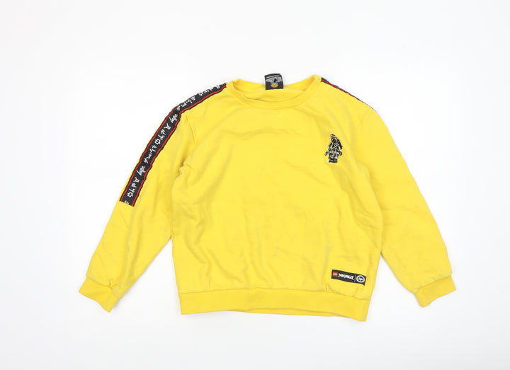 Hype Boys Yellow LEGO Ninjago Sweatshirt 13 Years Pullover Crew Neck