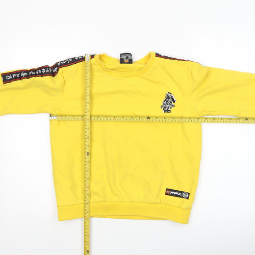 Hype Boys Yellow LEGO Ninjago Sweatshirt 13 Years Pullover Crew Neck
