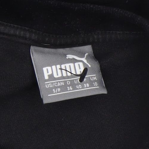 Puma Womens Black Size 10 Velour Pullover Sweatshirt