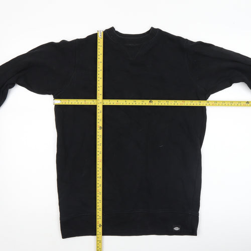Dickies Men's Black XS Crew Neck Cotton Pullover Sweatshirt