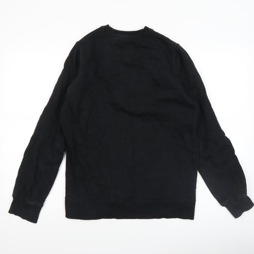 Dickies Men's Black XS Crew Neck Cotton Pullover Sweatshirt