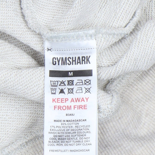 Gymshark Women Beige 1/4 Zip Pullover Sweatshirt M