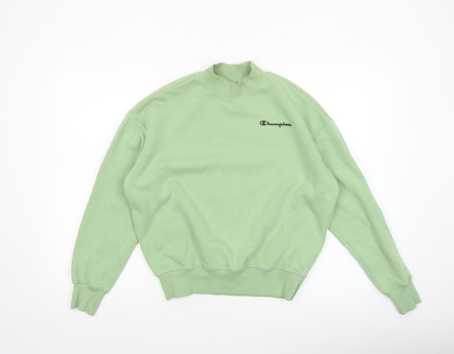 Champion Women's Green XS Pullover Sweatshirt Cotton Blend