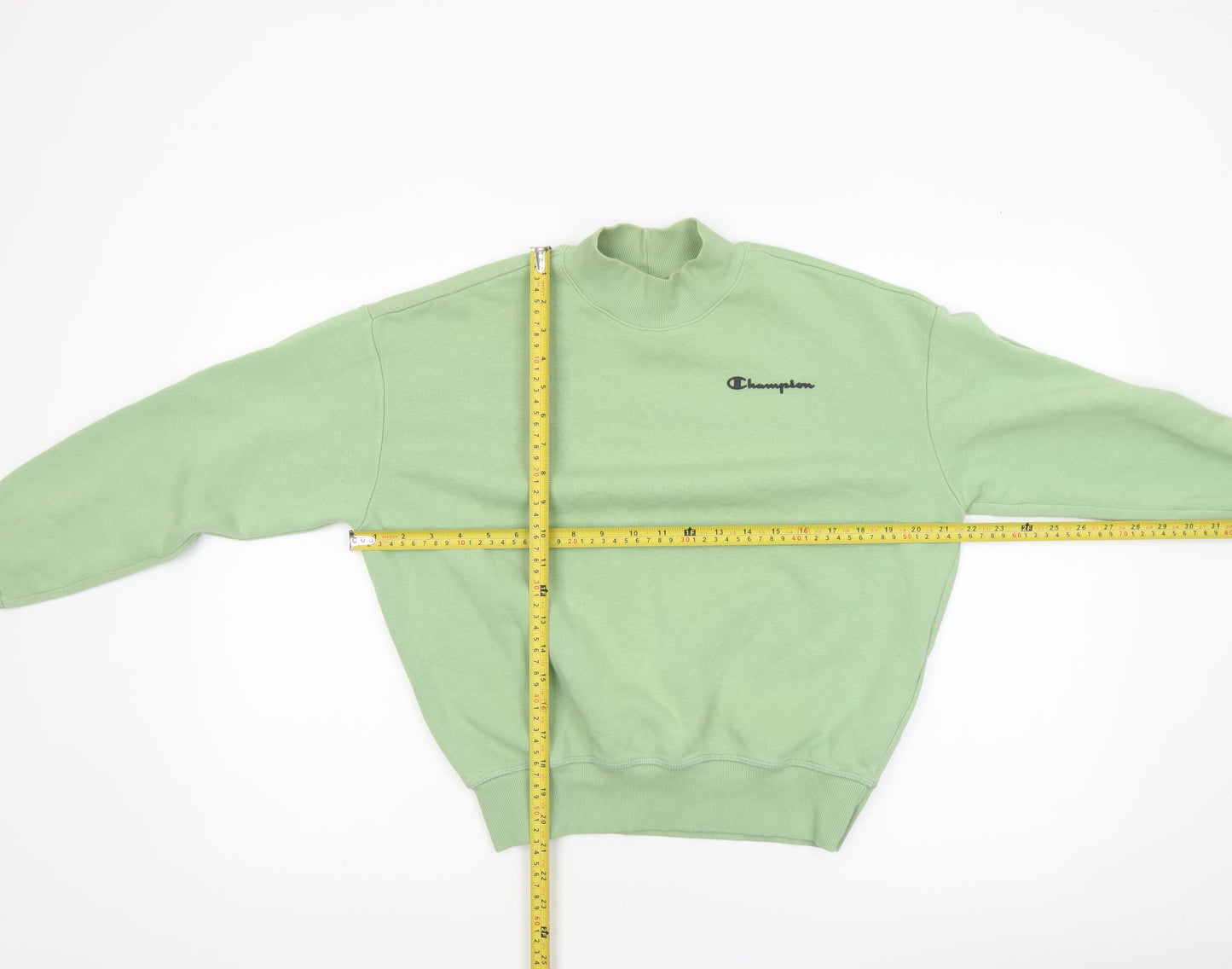 Champion Women's Green XS Pullover Sweatshirt Cotton Blend