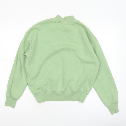 Champion Women's Green XS Pullover Sweatshirt Cotton Blend