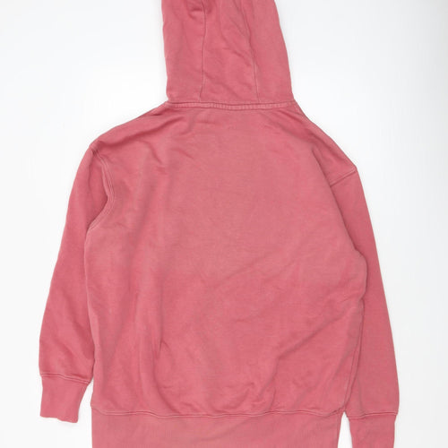 Nike Men’s Pink Pullover Hoodie Size S Cotton Blend Casual Sweatshirt