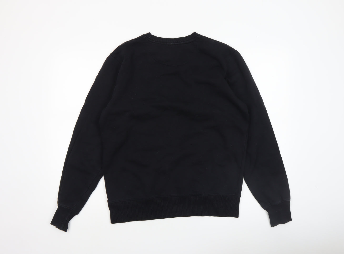 EarthPositive Viva Women Black Floral Vegan Print Sweatshirt Medium