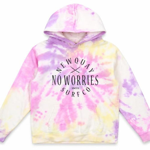 Just Hoods Girls Multicoloured Tie-Dye Pullover Hoodie 12-13 Years