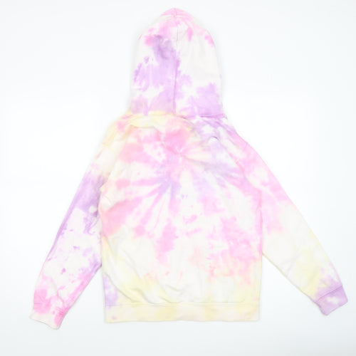 Just Hoods Girls Multicoloured Tie-Dye Pullover Hoodie 12-13 Years
