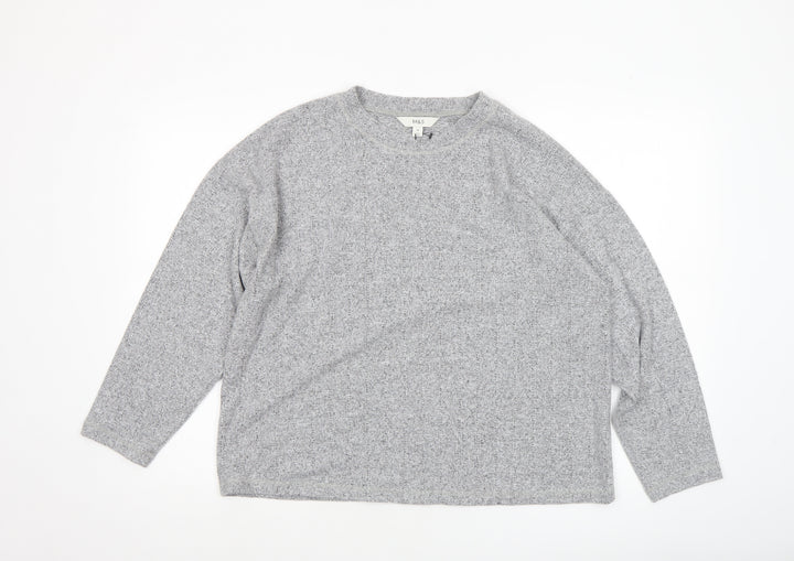Marks and Spencer Women’s Grey Crew Neck Knit Jumper Size 18