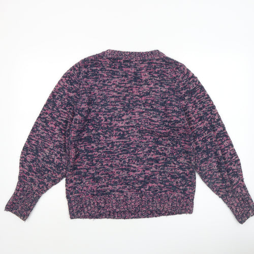Fat Face Womens Multicoloured Cotton Blend Chunky Knit Jumper Size 8