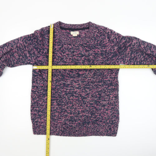 Fat Face Womens Multicoloured Cotton Blend Chunky Knit Jumper Size 8