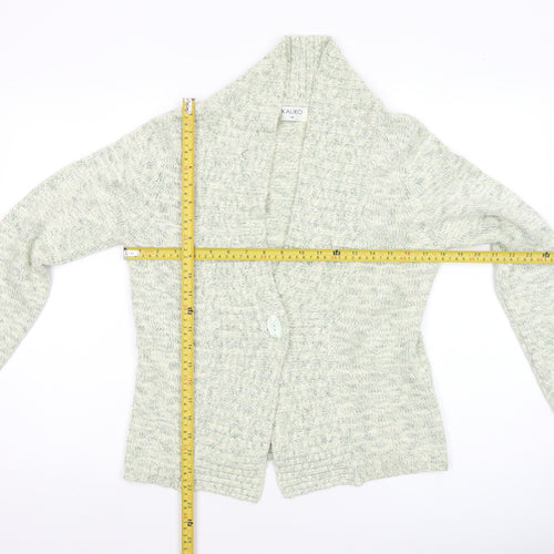 Kaliko Women’s Ivory Long Sleeve Chunky Knit Cardigan Size 12