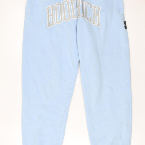 Hoodrich Women’s Blue Sweatpants S Regular Fit Cotton Blend Tapered