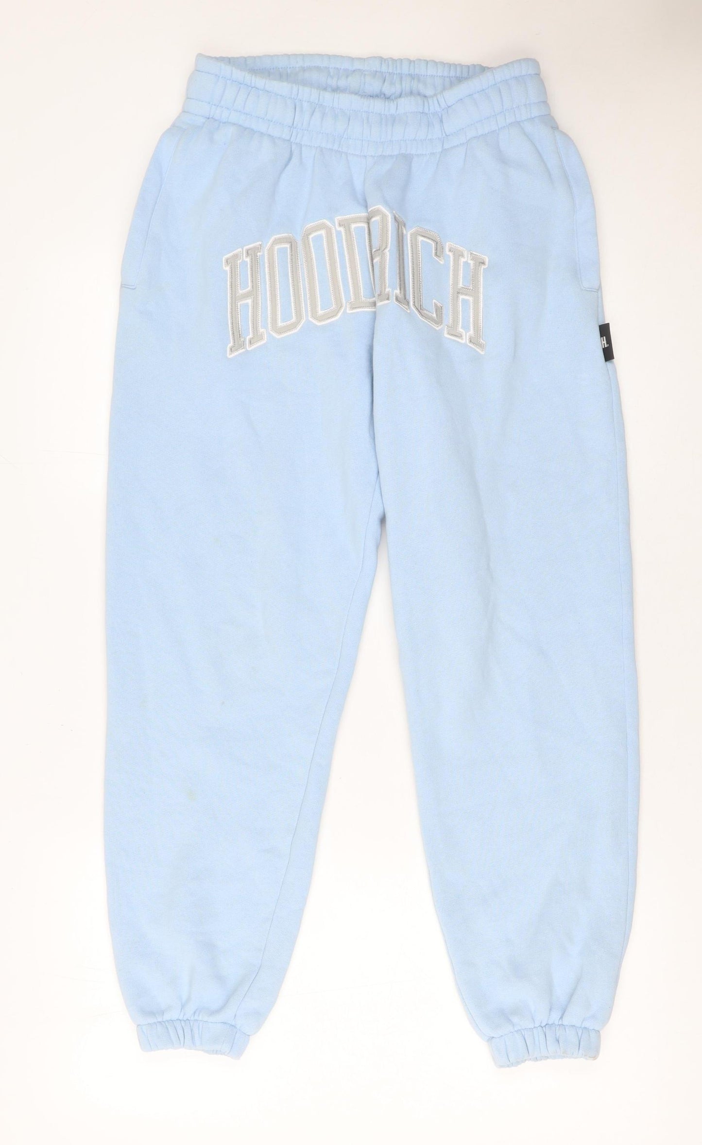 Hoodrich Women’s Blue Sweatpants S Regular Fit Cotton Blend Tapered