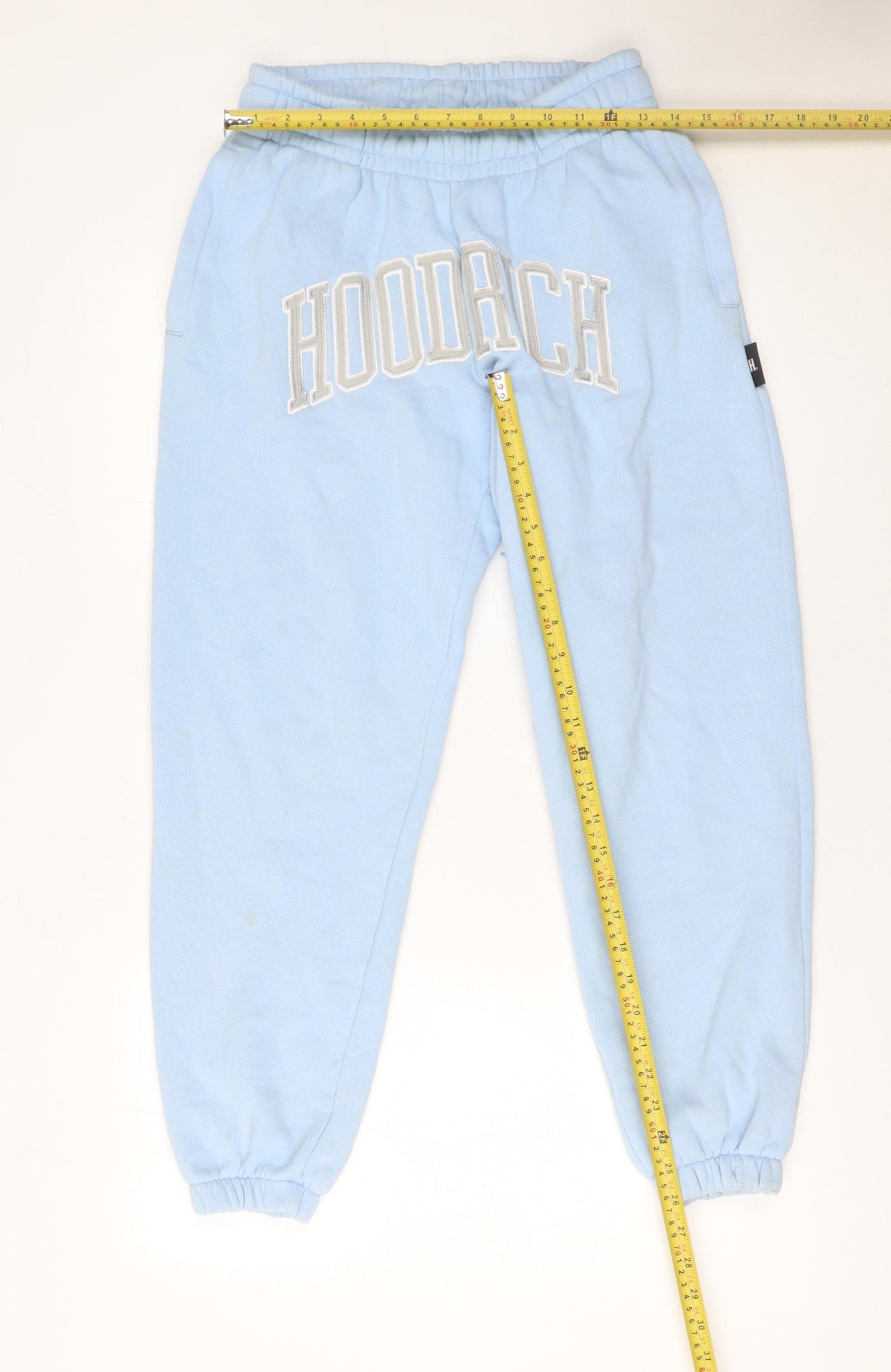 Hoodrich Women’s Blue Sweatpants S Regular Fit Cotton Blend Tapered