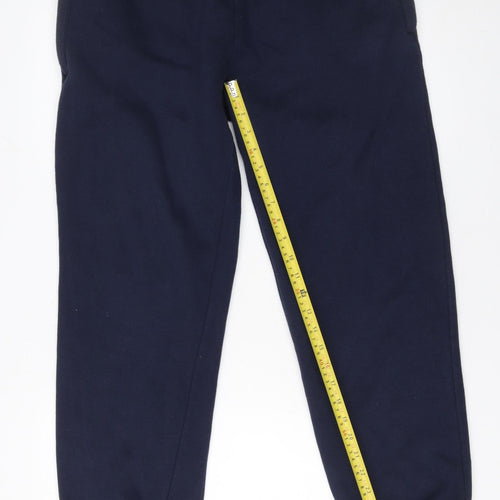 SM Sport Women's Blue Fleece Jogger Trousers Size M