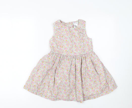 Maggie & Zoe Girls Multicoloured Floral Fit & Flare Dress 5-6 Years