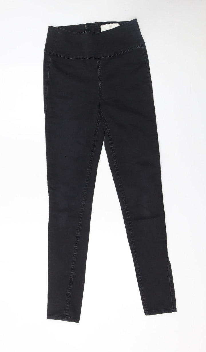 Pieces Womens Black High Waist Stretch Jegging S