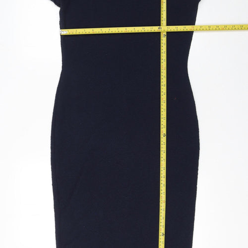 Tokyo Doll Women’s Black Size 14 Bodycon Midi Dress Long Sleeve