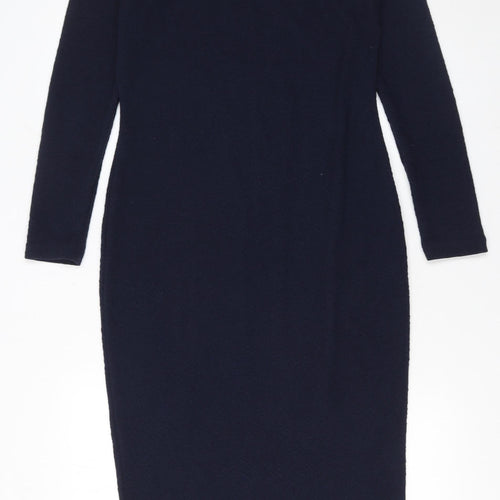 Tokyo Doll Women’s Black Size 14 Bodycon Midi Dress Long Sleeve