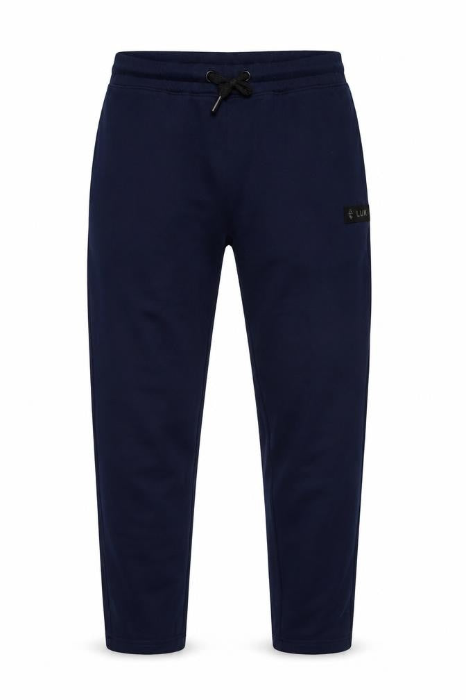 Luke Men's Blue Jogger Trousers Size M Regular Fit Casual Pants