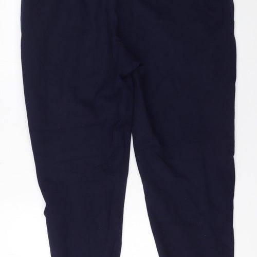 Luke Men's Blue Jogger Trousers Size M Regular Fit Casual Pants