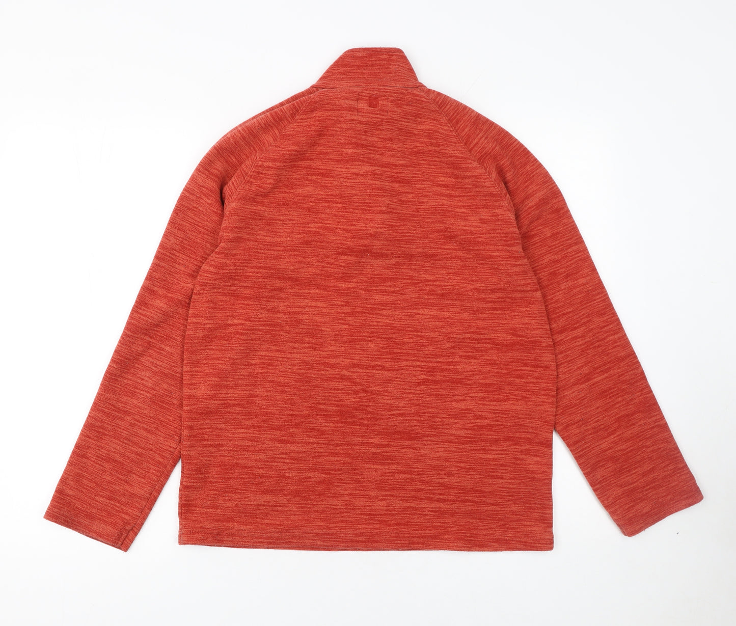 Mountain Warehouse Men's Red 1/4 Zip Fleece Pullover Sweatshirt S
