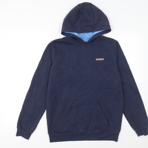 McKenzie Boys Blue Pullover Hoodie 13-15 Years Regular Fit Hooded Sweatshirt