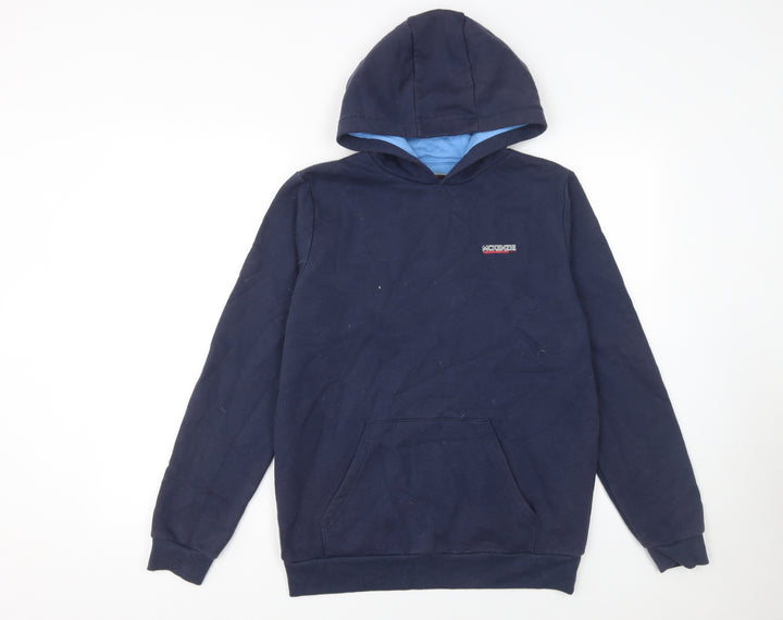 McKenzie Boys Blue Pullover Hoodie 13-15 Years Regular Fit Hooded Sweatshirt