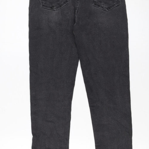 YMR Denim Womens Black Skinny Jeans Size 14 Distressed Stretch