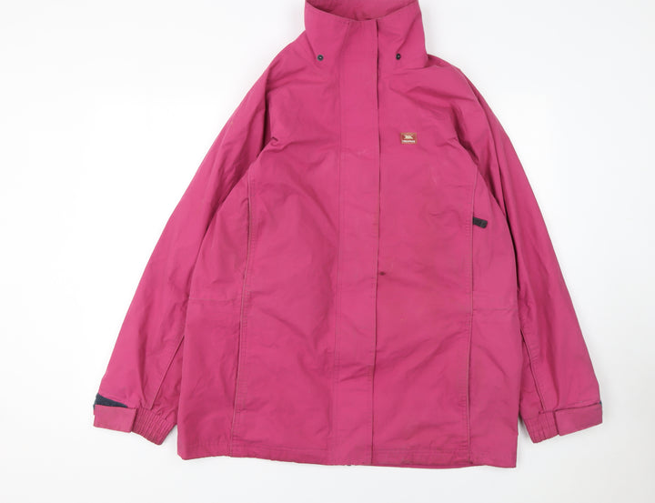 Trespass Women’s Pink Waterproof Parka Jacket Size L