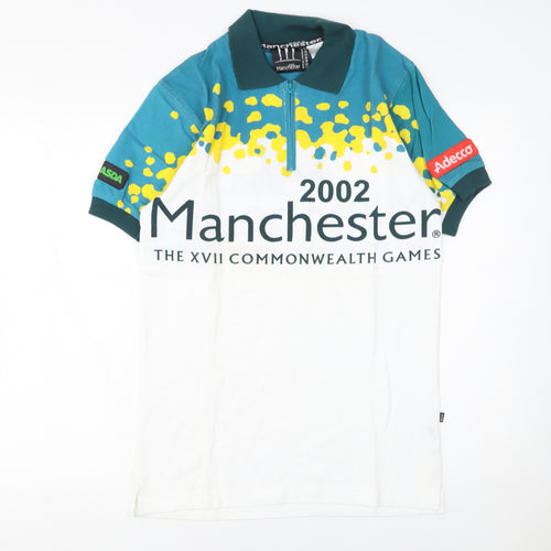 George Men’s White 2002 Commonwealth Games Polo Shirt XS
