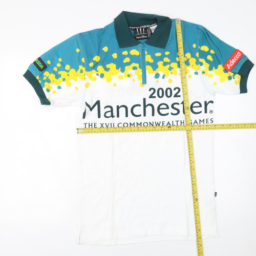 George Men’s White 2002 Commonwealth Games Polo Shirt XS