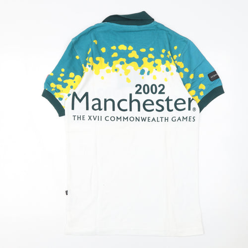 George Men’s White 2002 Commonwealth Games Polo Shirt XS