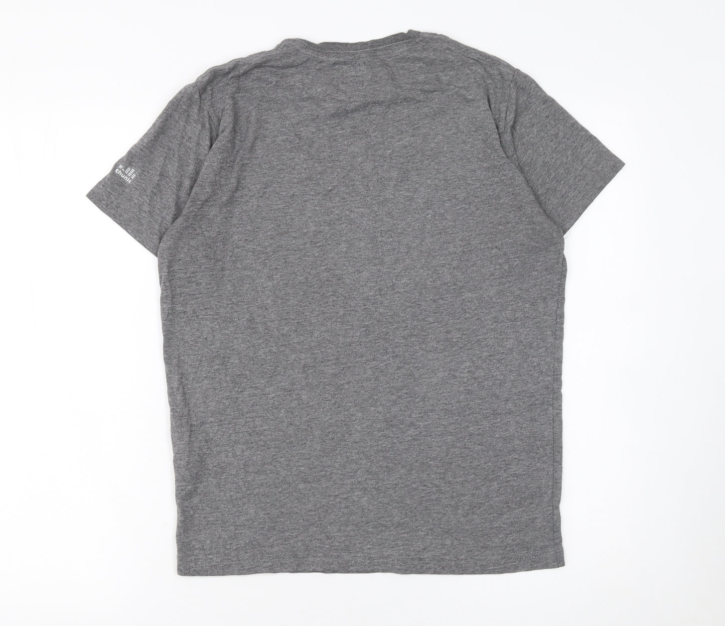 Chunk Clothing Co. Unisex Grey Graphic T-Shirt Small