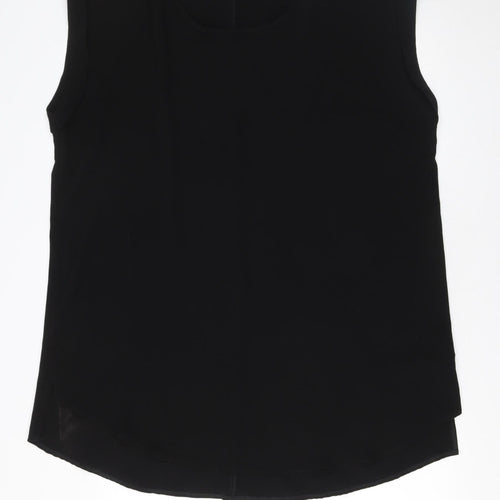 New Look Women Black Shift Dress Size 20 Sleeveless Scoop Neck