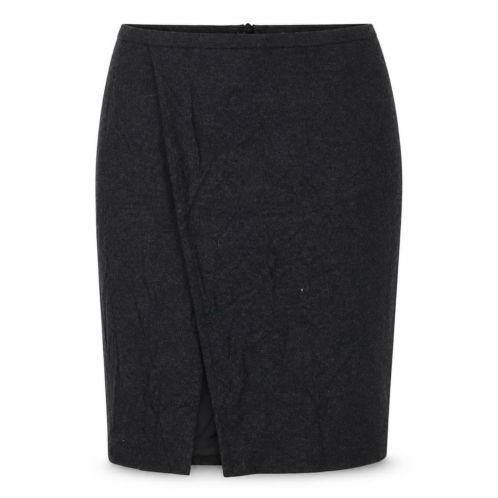 Next Women’s Black Wool Blend Pencil Skirt Size 14 Knee Length