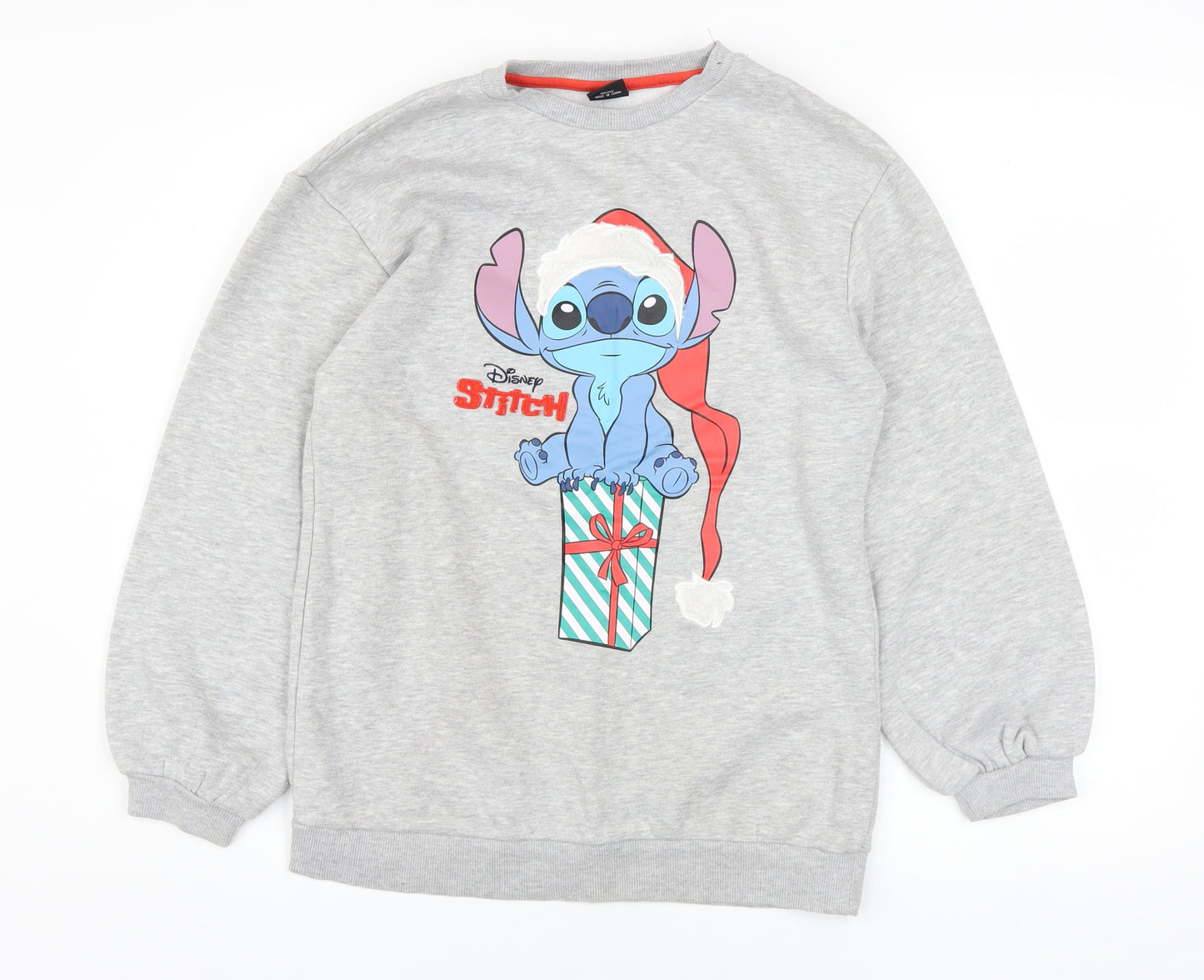 Disney at Primark Girls Grey Stitch Christmas Pullover Jumper 11-12 Years