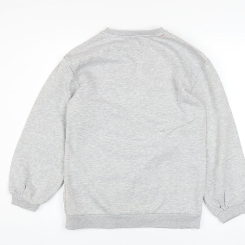 Disney at Primark Girls Grey Stitch Christmas Pullover Jumper 11-12 Years