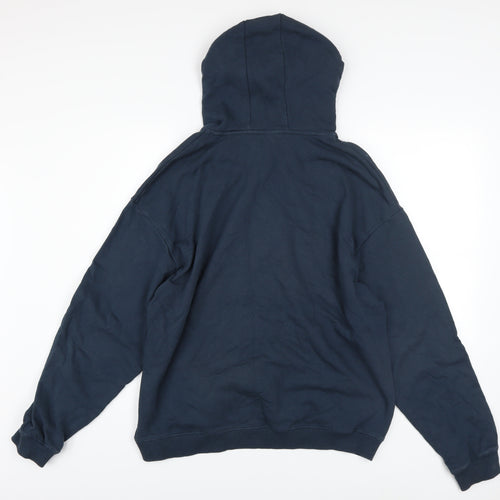 B.U.M. Equipment Men’s Black Pullover Hoodie L Retro College Logo