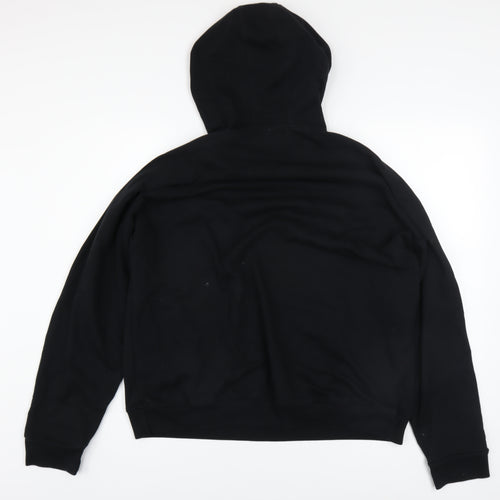 B.U.M. Equipment Men’s Black Pullover Hoodie L Retro College Logo